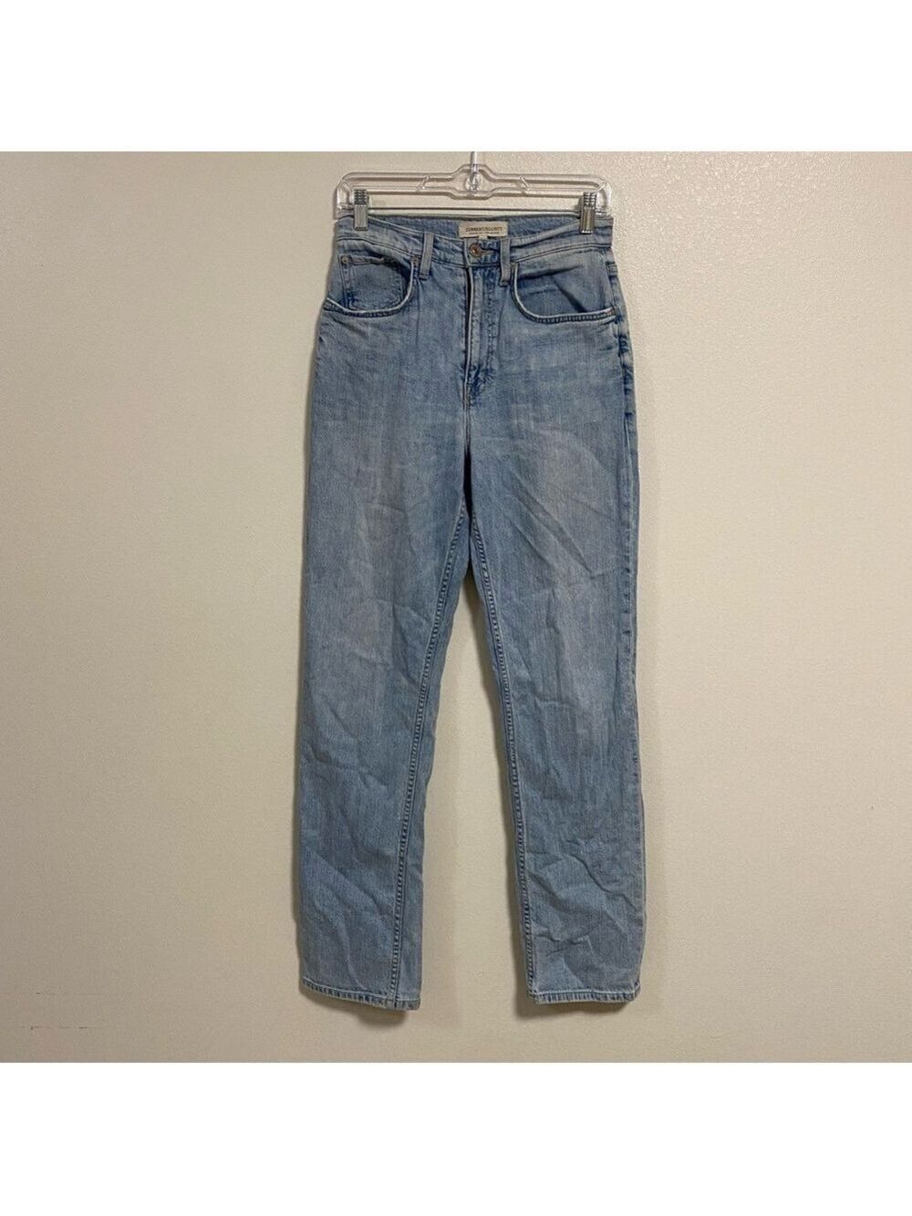 Current/Elliott Jeans Women’s Size 25 Light Blue High rise straight leg Jeans